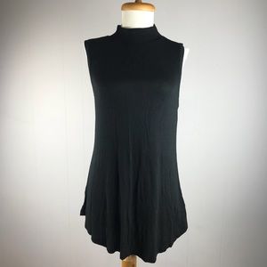 {A New Day} Black High Neck Top/ Tunic